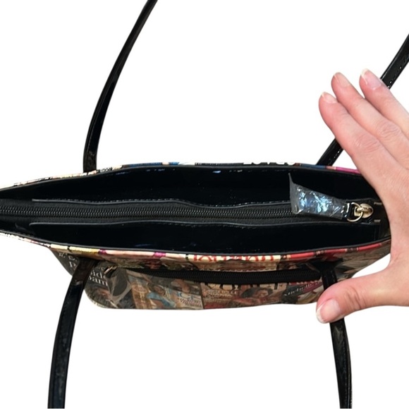 Michelle Obama First Lady Glossy Magazine Print Collage Vinyl Handbag Tote NWOT - Picture 11 of 16